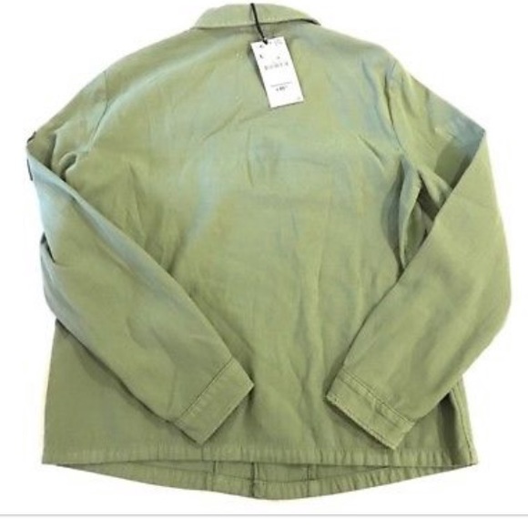 NWT ZARA ARMY SHIRT/JACKET - Picture 3 of 8